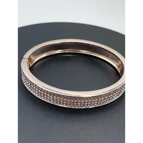 Juicy Couture Rose Gold Pave Bangle - Picture 2 of 10